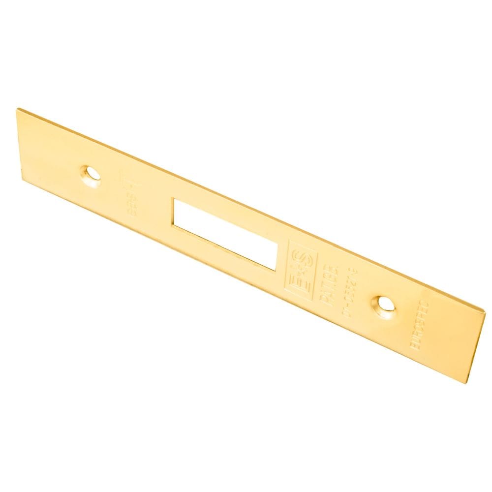 Eurospec Locks & Latches PVD / Fixing Packs Eurospec - Easi T Forend Strikes & Fixing Pack Deadlocks-PVD-Square Forend - PVD