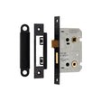 Eurospec Locks & Latches Matt Black / Bathroom Lock / 2.5" / 65mm Eurospec - Easi-T Residential Bathroom Lock 65mm - Matt Black