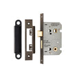 Eurospec Locks & Latches Matt Bronze / Bathroom Lock / 2.5" / 65mm Eurospec - Easi-T Residential Bathroom Lock 65mm - Matt Bronze