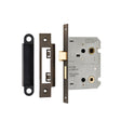 Eurospec Locks & Latches Matt Bronze / Bathroom Lock / 3" / 76mm Eurospec - Easi-T Residential Bathroom Lock 78mm - Matt Bronze