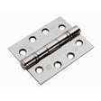 Eurospec Hinges Polished Stainless Steel / Ball Bearing Hinges / 4" x (102mm) Eurospec - Enduro Grade 13 Ball Bearing Hinge 102 x 76mm, Grade 316 Stainless Steel - BSS