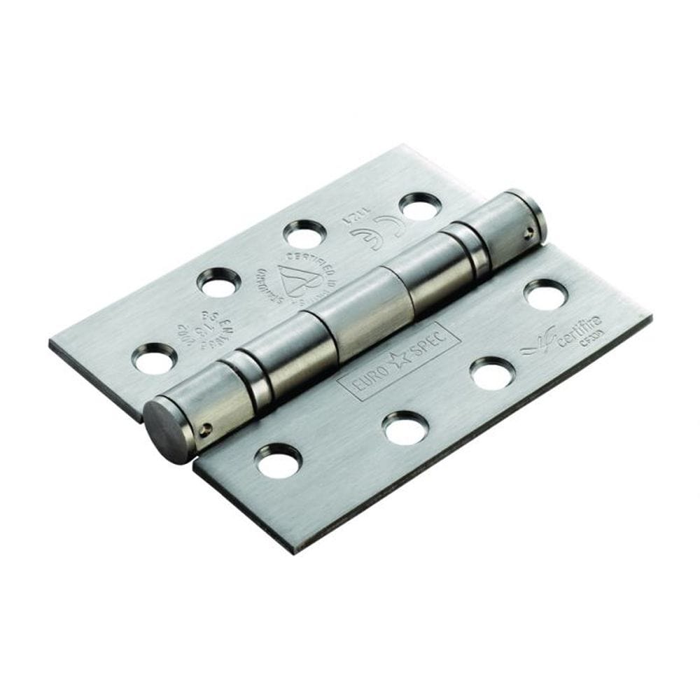 Eurospec Hinges Satin Stainless Steel / Ball Bearing Hinges / 4" x (102mm) Eurospec - Enduro Grade 13 Ball Bearing Hinge 102 x 76mm - SSS