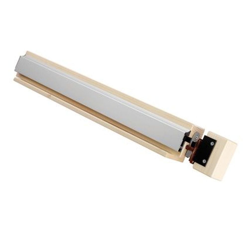 Eurospec Door Furniture Satin Anodised Aluminium / Fire & Acoustic Seals Eurospec - ES Surface 37 DB Range 930mm. - Satin Anodised Aluminium