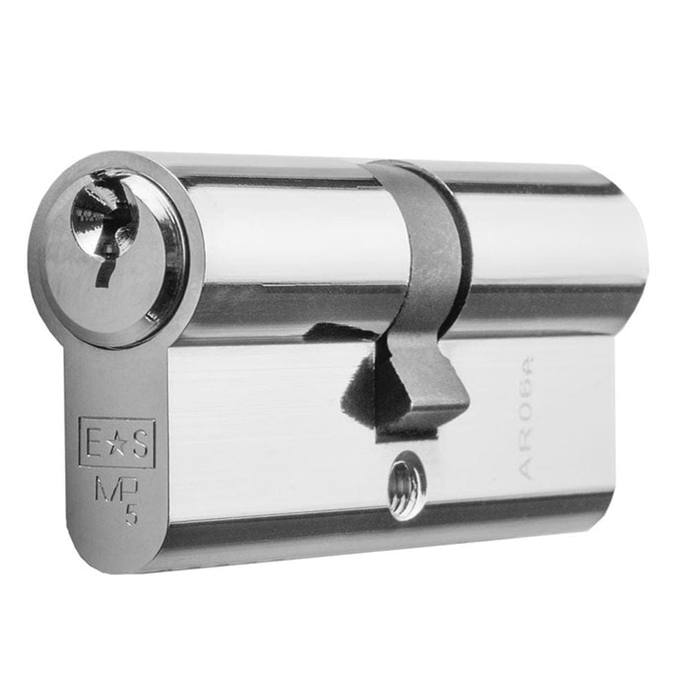 Eurospec Locks & Latches Polished Chrome / 35 x 35mm / Euro Double Cylinders Eurospec - Euro Double Cylinder - Polished Chrome