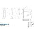 Eurospec Locks & Latches Stainless Brass / Euro Profile Deadlocks / 3" / 76mm Eurospec - Euro Profile Deadlock 76mm - Stainless Brass