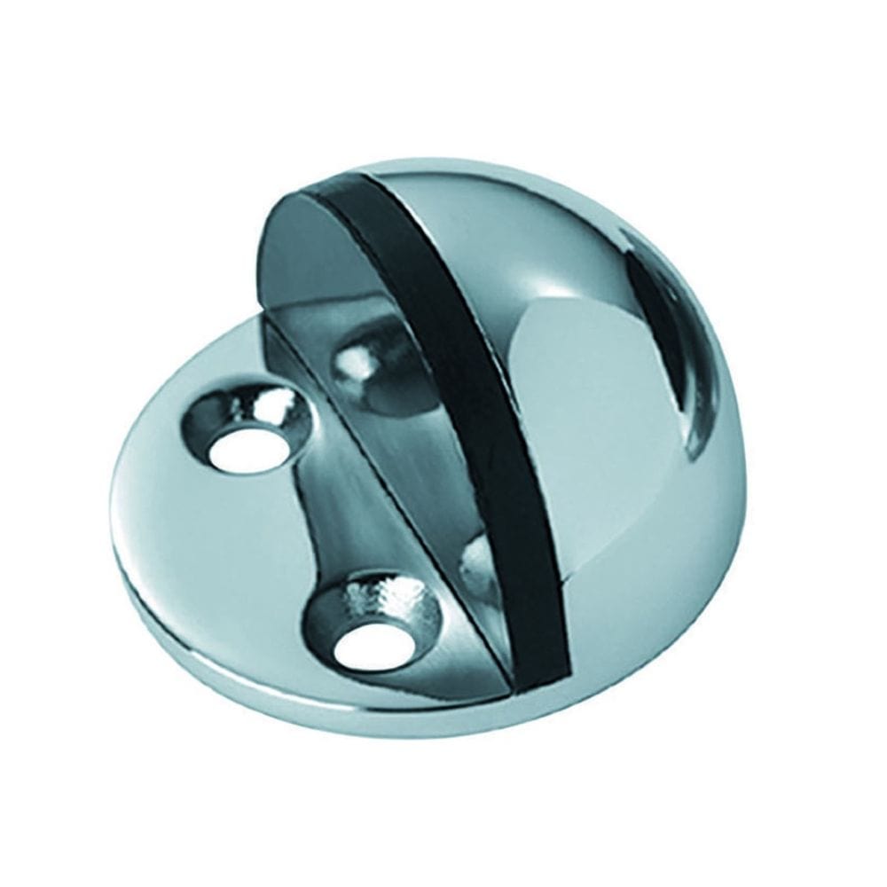 Eurospec Door Furniture Polished Stainless Steel / Floor Door Stop Eurospec - Floor Mounted Door Stop - Shielded (Small) - Bright Stainless Steel