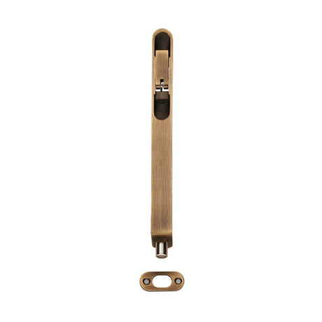 Eurospec Accessories Antique Brass / Flush Bolts Eurospec - Flush Bolt Radius - Antique Brass