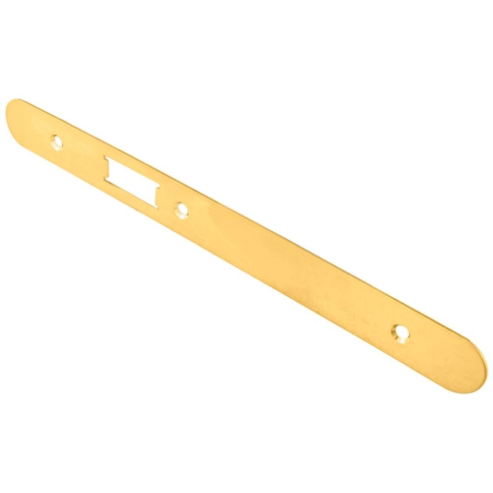 Eurospec Locks & Latches PVD / DIN Accessory Pack Eurospec - Forend Strike & Fixing Pack To Suit Din Latch-PVD-Radius Forend