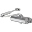 Eurospec Door Furniture Silver / Door Closers / Size 3 Eurospec - General Overhead Door Closer Fixed Power Size 3 - Silver