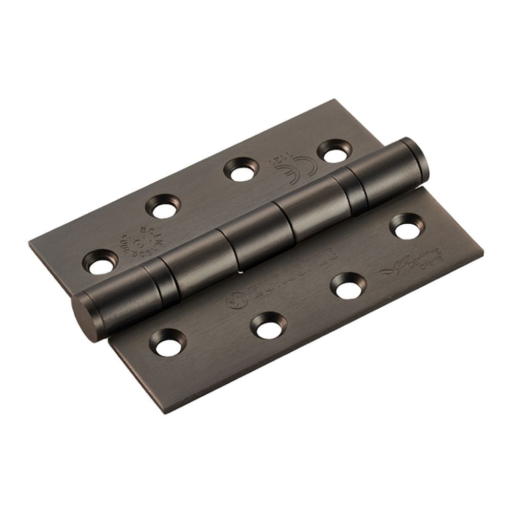 Eurospec Hinges Matt Bronze / Ball Bearing Hinges / 4" x (102mm) Eurospec - Grade 13 Ball Bearing P Hinge 102 x 76mm - MBRZ