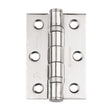 Eurospec Hinges Polished Stainless Steel / Ball Bearing Hinges / 3" (76mm) Eurospec - Grade 7 Ball Bearing Hinge 76 x 51mm - BSS