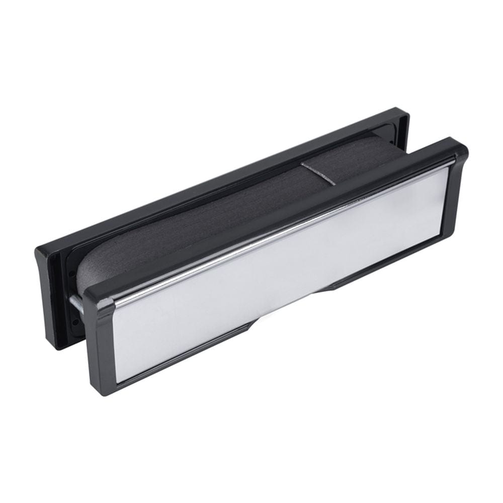 Eurospec Accessories Polished Chrome / Intumescent Letterbox / 305 x 56mm Eurospec - Intumescent Letterbox Assemblies 305 x 56mm. CP - Polished Chrome
