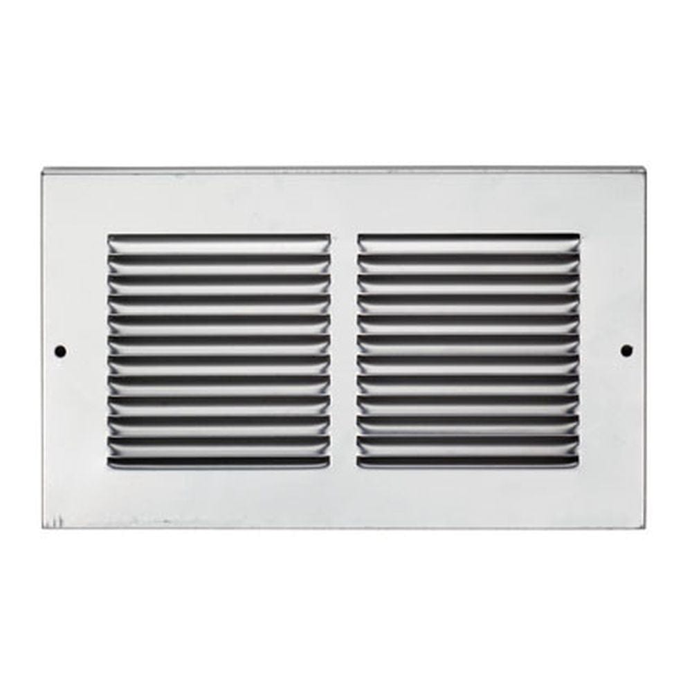 Eurospec Accessories Silver / 200 x 197mm / Louvre Grille Face Plate Eurospec - Louvre Grille Face Plate Cover 200 x 197mm - Silver
