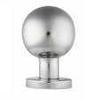 Eurospec Door Furniture Satin Stainless Steel / Mortice Knobs Eurospec - Mortice Knob on Sprung Round Rose - Satin Stainless Steel