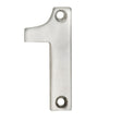 Eurospec Door Furniture Satin Stainless Steel / Numerals / 1 Eurospec - Numerals Number 1 - Satin Stainless Steel