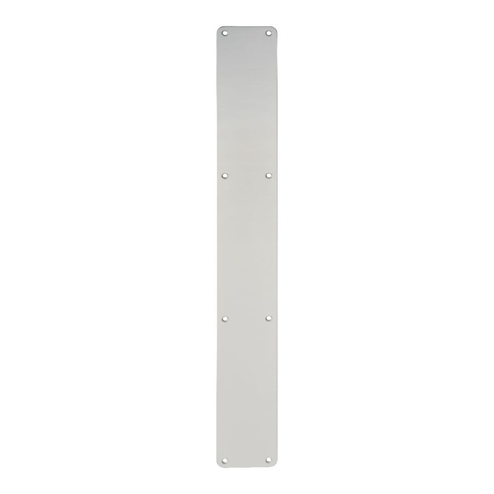 Eurospec Door Furniture Satin Anodised Aluminium / Finger Plates / 650 x 75mm Eurospec - Plain Finger Plate 650 x 75mm - SAA