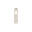 Eurospec Door Furniture Satin Stainless Steel / Latch Handles Eurospec - Radius Covers for Latch Backplate - Satin Stainless Steel