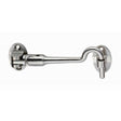 Eurospec Accessories Satin Stainless Steel / Cabin Hooks / 6" / 150mm Eurospec - Silent Pattern Cabin Hook 150mm - Satin Stainless Steel