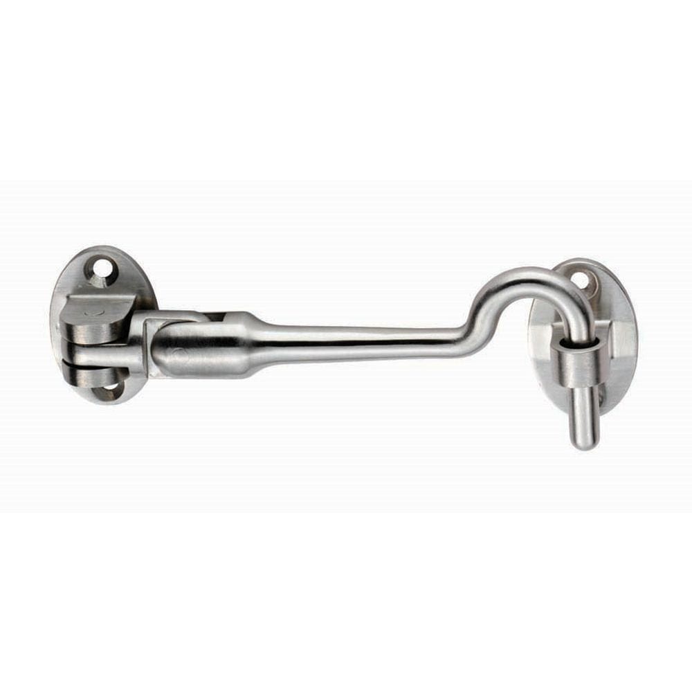 Eurospec Accessories Satin Stainless Steel / Cabin Hooks / 6" / 150mm Eurospec - Silent Pattern Cabin Hook 150mm - Satin Stainless Steel