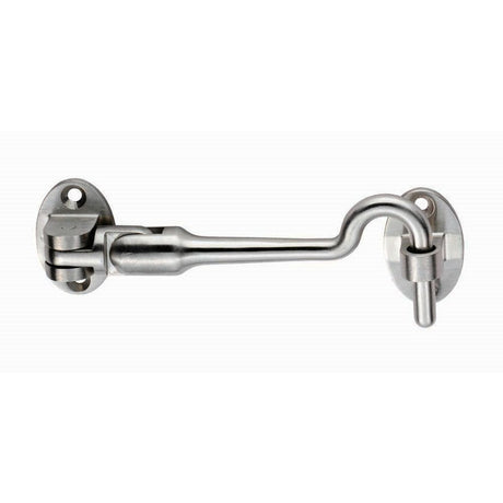 Eurospec Accessories Satin Stainless Steel / Cabin Hooks / 6" / 150mm Eurospec - Silent Pattern Cabin Hook 150mm - Satin Stainless Steel