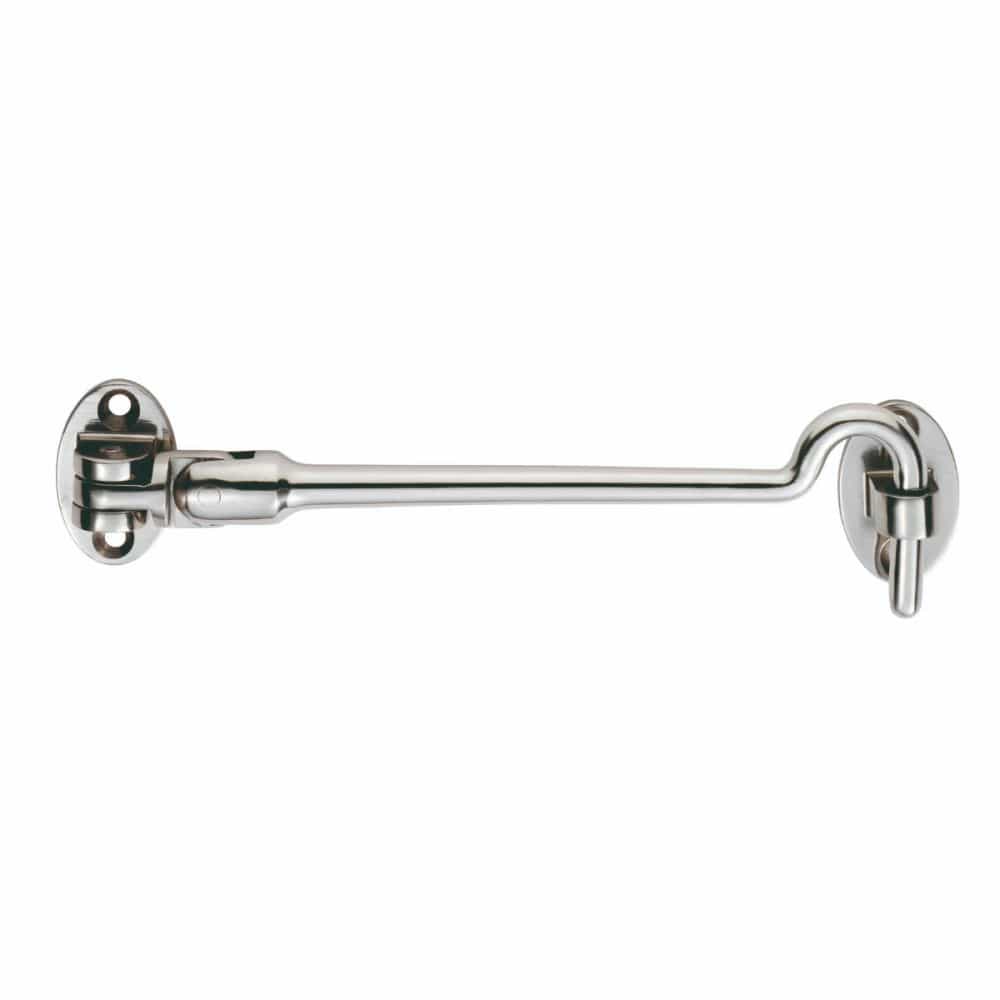 Eurospec Accessories Polished Stainless Steel / Cabin Hooks / 8" / 200mm Eurospec - Silent Pattern Cabin Hook 200mm - Bright Stainless Steel