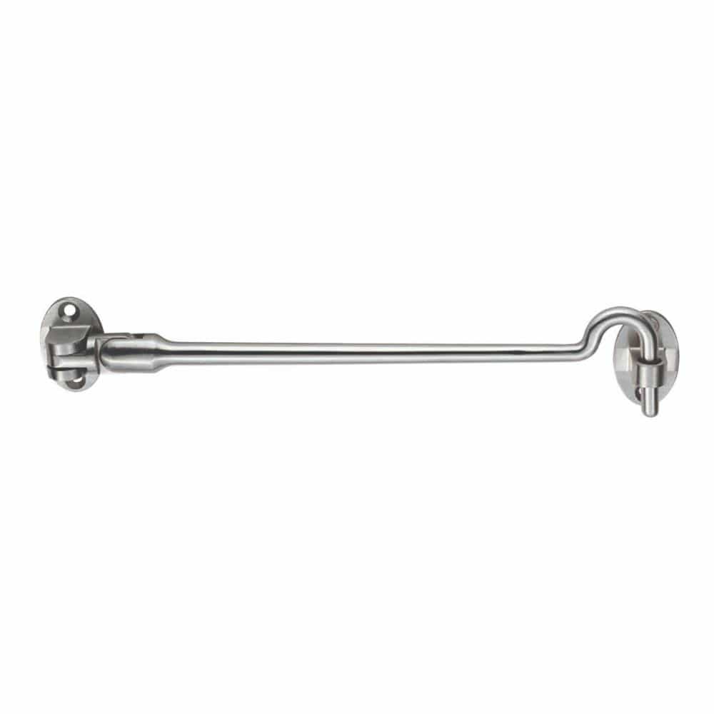 Eurospec Accessories Satin Stainless Steel / Cabin Hooks / 8" / 200mm Eurospec - Silent Pattern Cabin Hook 200mm - Satin Stainless Steel