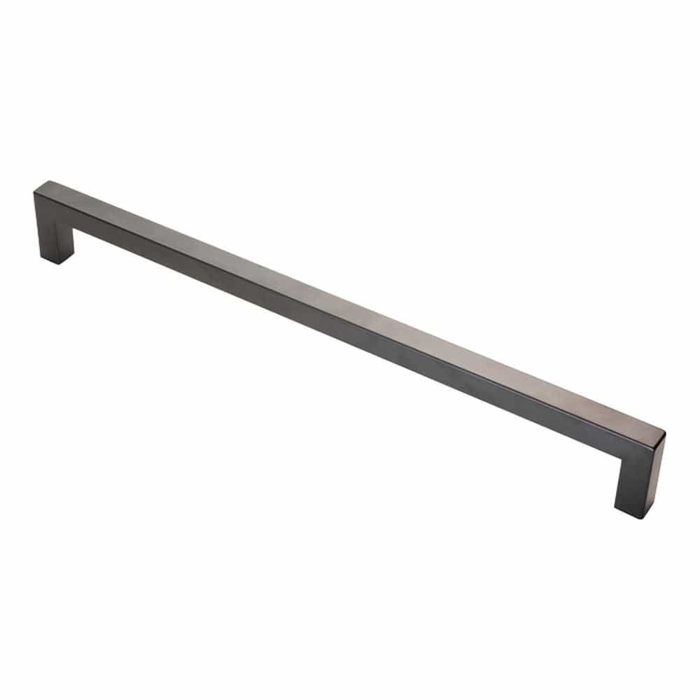 Eurospec Door Furniture Matt Black / Pull Handles (Bolt Through) Eurospec - Square Mitred Pull Handle - Matt Black