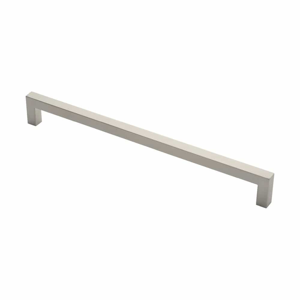 Eurospec Door Furniture Satin Stainless Steel / Pull Handles (Bolt Through) Eurospec - Square Mitred Pull Handle - Satin Stainless Steel