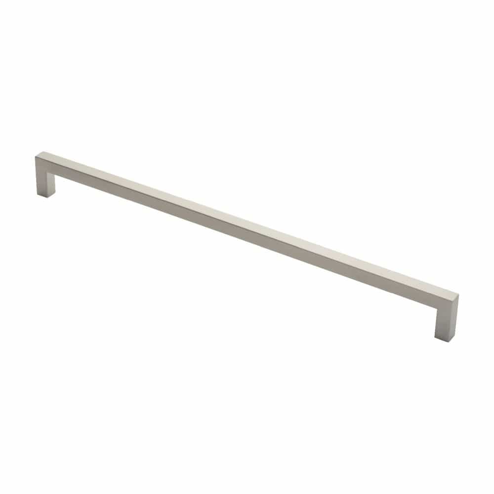 Eurospec Door Furniture Satin Stainless Steel / Pull Handles (Bolt Through) Eurospec - Square Mitred Pull Handle - Satin Stainless Steel