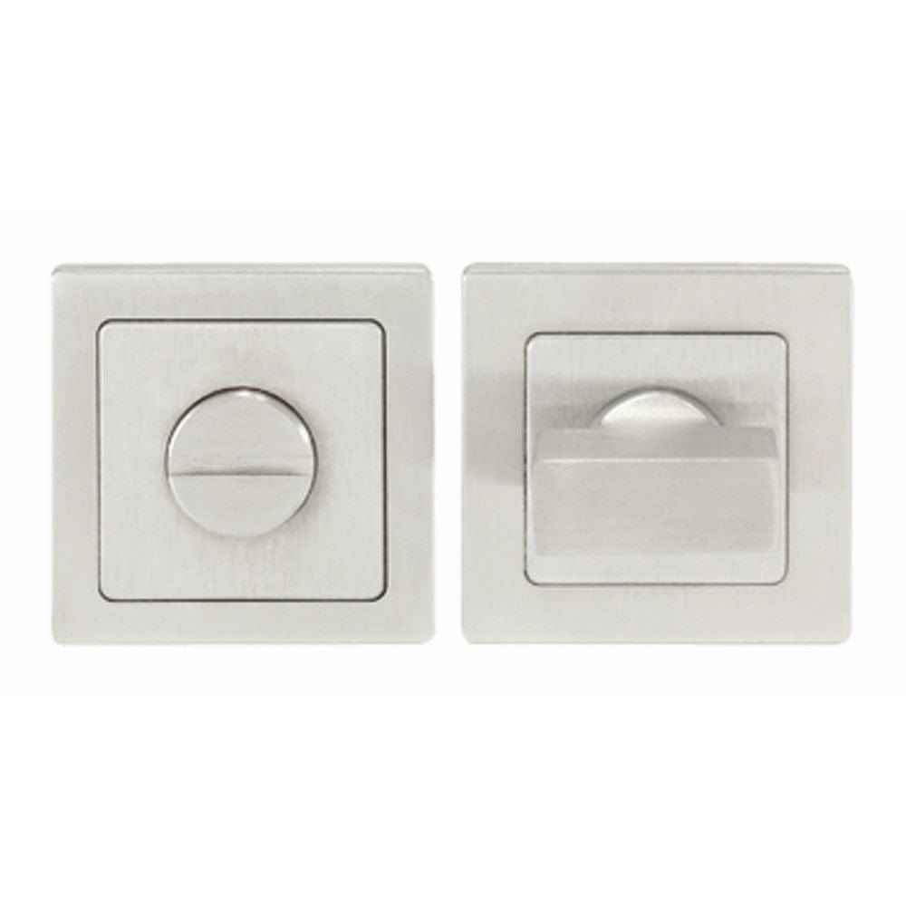 Eurospec Door Furniture Satin Stainless Steel / No Eurospec - Square Thumbturn and Release - Satin Stainless Steel
