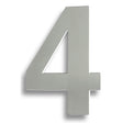 Eurospec Door Furniture Satin Stainless Steel / Numerals / 9 Eurospec - Stainless Steel 7" Numerals (0-9) (Number 4) - Satin Stainless Steel