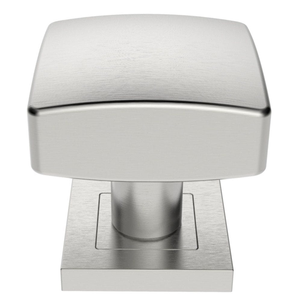 Eurospec Door Furniture Satin Stainless Steel / Mortice Knobs Eurospec - Steelworx Square Knobset - Satin Stainless Steel