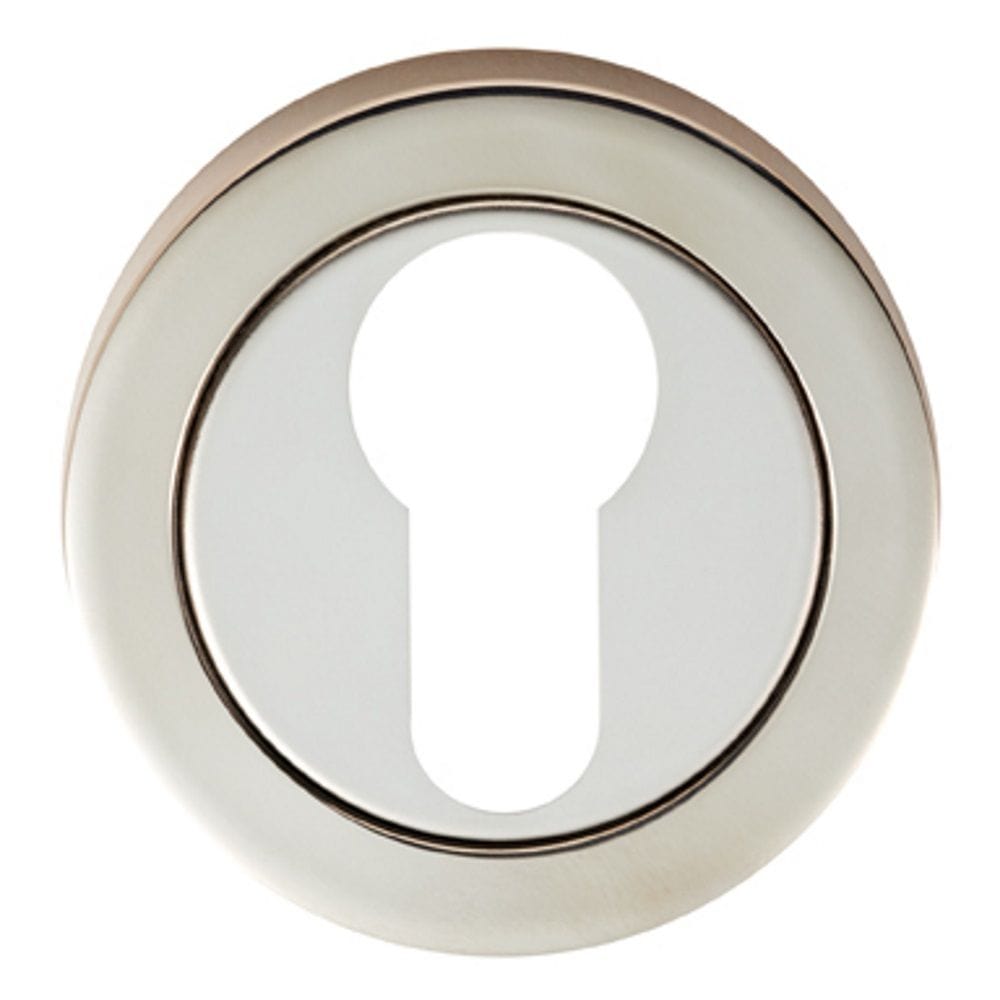 Eurospec Door Furniture Polished Stainless Steel / Euro Profile Escutcheons Eurospec - Steelworx SWL Escutcheon - Bright Stainless Steel