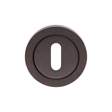 Eurospec Door Furniture Matt Black / Mortice Key Profile Escutcheons Eurospec - Steelworx SWL Escutcheon - Matt Black