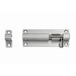 Eurospec Accessories Satin Stainless Steel / Straight Surface Bolts Eurospec - Straight Barrel Bolt - Satin Stainless Steel