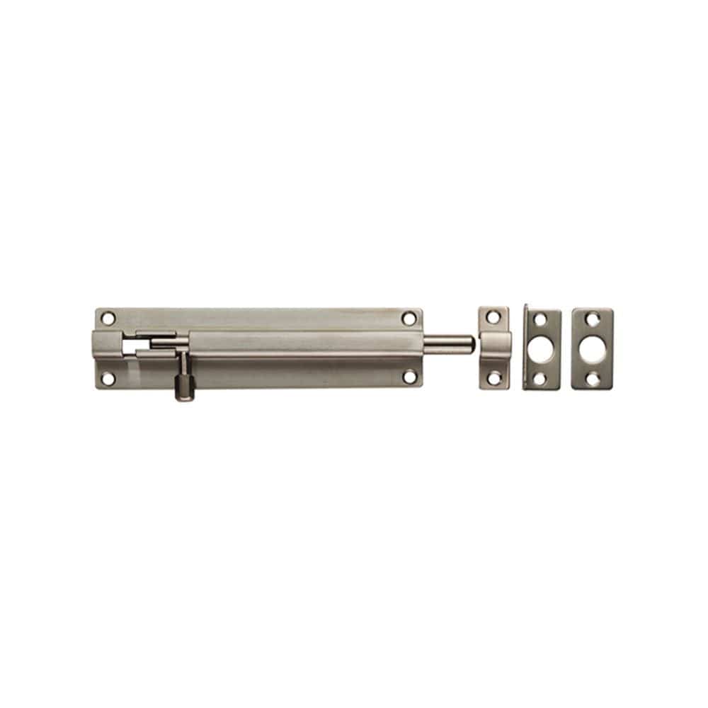 Eurospec Accessories Satin Stainless Steel / Straight Surface Bolts Eurospec - Straight Barrel Bolt - Satin Stainless Steel