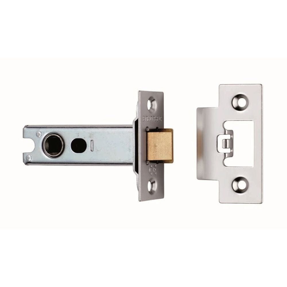 Eurospec Locks & Latches Satin Chrome / Tubular Mortice Latch / 3" Eurospec - Tubular Latch 76mm - Satin Chrome