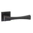 Forme Door Furniture Matt Black / Square Rose Forme Artemide Designer Lever on Minimal Square Rose - Matt Black