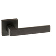 Forme Door Furniture Matt Black / Square Rose Forme Asti Designer Lever on Minimal Square Rose - Matt Black