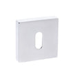 Forme Door Furniture Polished Chrome / Mortice Key Profile Escutcheons Forme Key Escutcheon on Minimal Square Rose - Polished Chrome