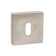 Forme Door Furniture Satin Nickel / Mortice Key Profile Escutcheons Forme Key Escutcheon on Minimal Square Rose - Satin Nickel