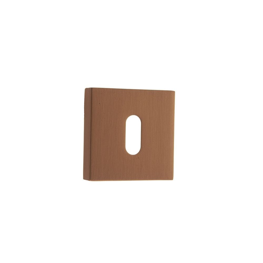 Forme Door Furniture Urban Satin Copper / Mortice Key Profile Escutcheons Forme Key Escutcheon on Minimal Square Rose - Urban Satin Copper