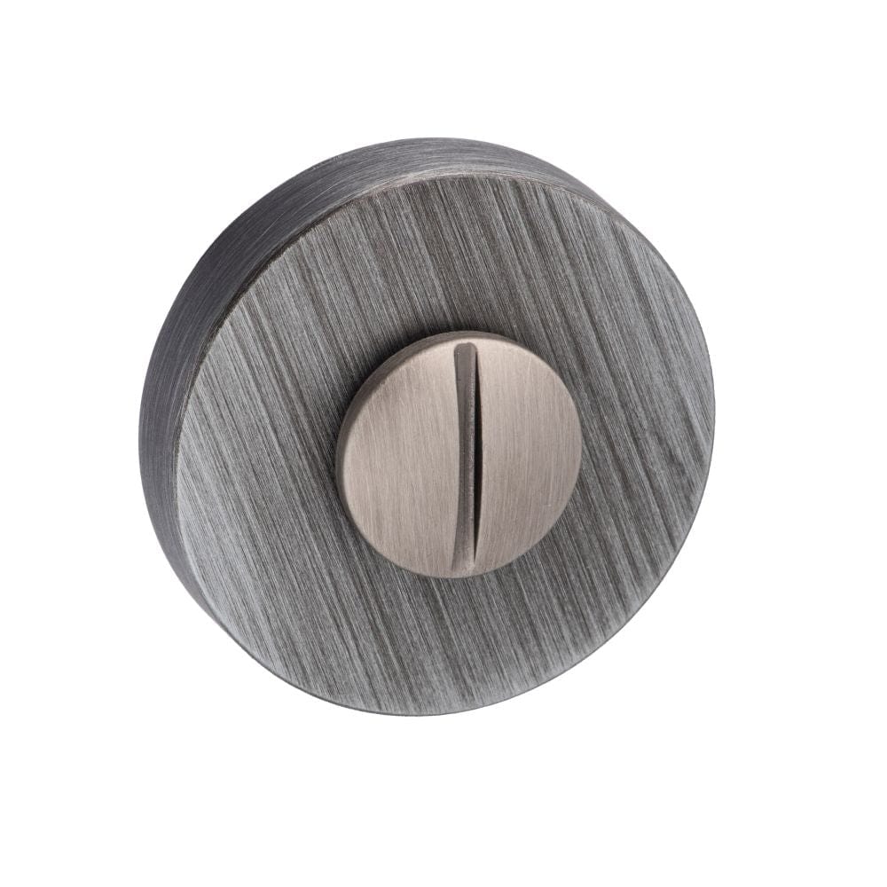 Forme Door Furniture Urban Graphite / No Forme WC Turn and Release on Minimal Round Rose - Urban Graphite
