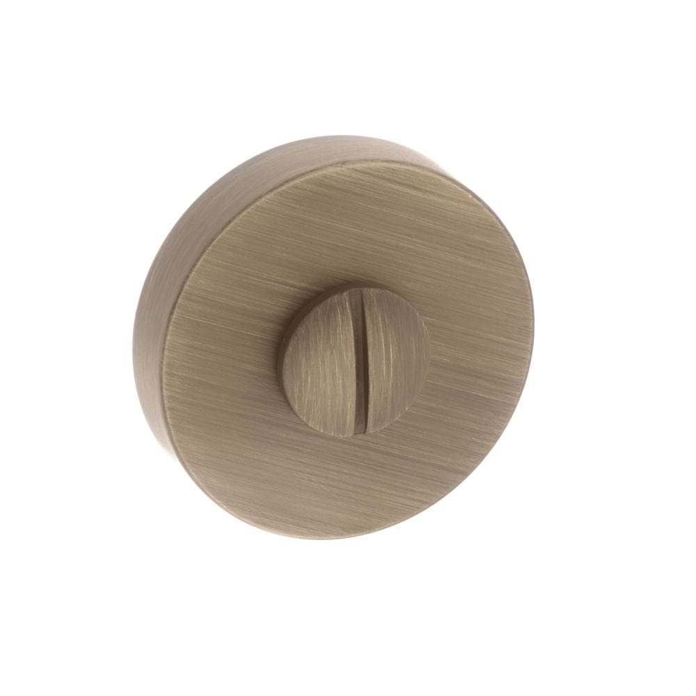 Forme Door Furniture Yester Bronze / No Forme WC Turn and Release on Minimal Round Rose - Yester Bronze