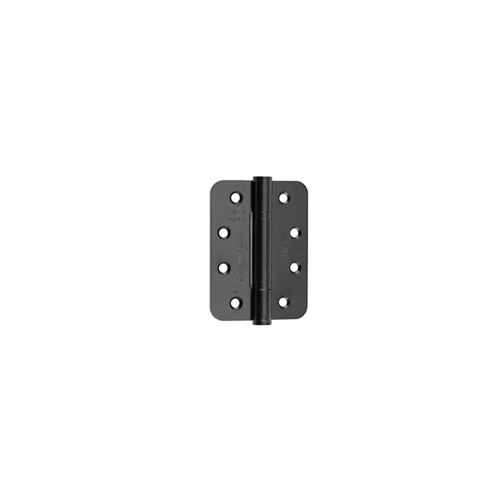 Frelan Hardware Hinges Default Title / Ball Bearing Hinges / 4" x (102mm) Frelan - 102x76x3mm Gloss Black Radius Polymer B H Pack of 3
