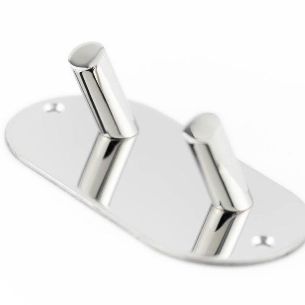 Frelan Hardware Accessories Polished Stainless Steel / Double Coat Hooks Frelan - Double Robe Hook - Grade 304 Polished Stainless Steel