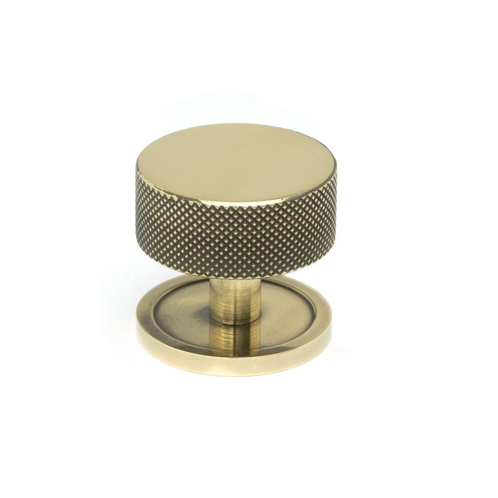 From The Anvil Cabinet Hardware Aged Brass / Cabinet Knobs / 38mm Dia. From The Anvil - Aged Brass Brompton Cabinet Knob - 38mm (Plain)