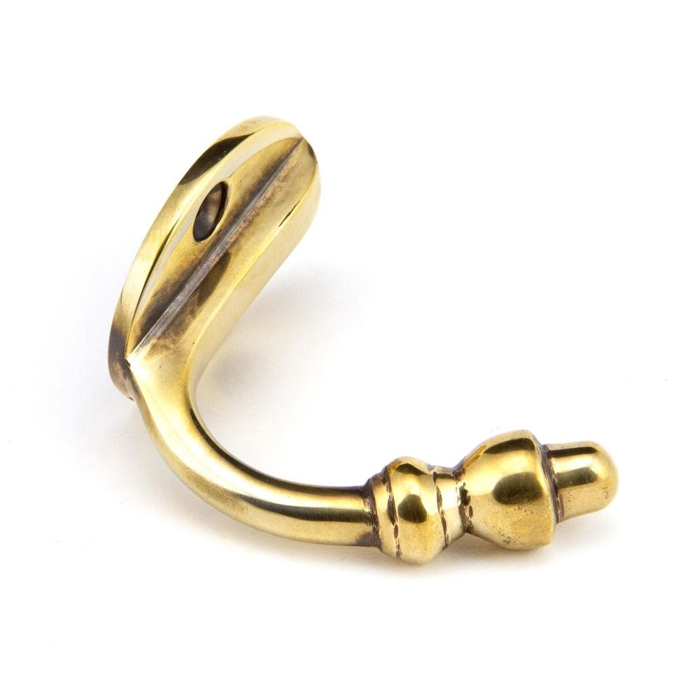 From The Anvil Accessories Aged Brass / Single Coat Hooks From The Anvil - Aged Brass Coat Hook