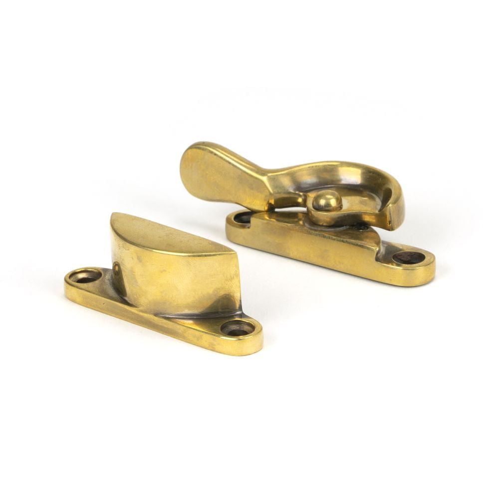 From The Anvil Window Furniture Aged Brass / Sash Window Fitch Fasteners / Yes From The Anvil - Aged Brass Fitch Fastener