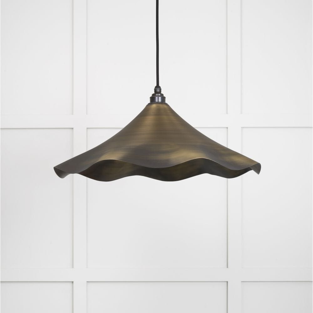 From The Anvil Electrical Aged Brass / Ceiling Pendants From The Anvil - Aged Brass Flora Pendant